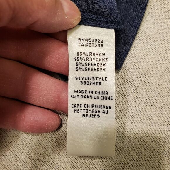 Max Studio NWT Heather Navy Sleeveless Dress Size M - Picture 8 of 9